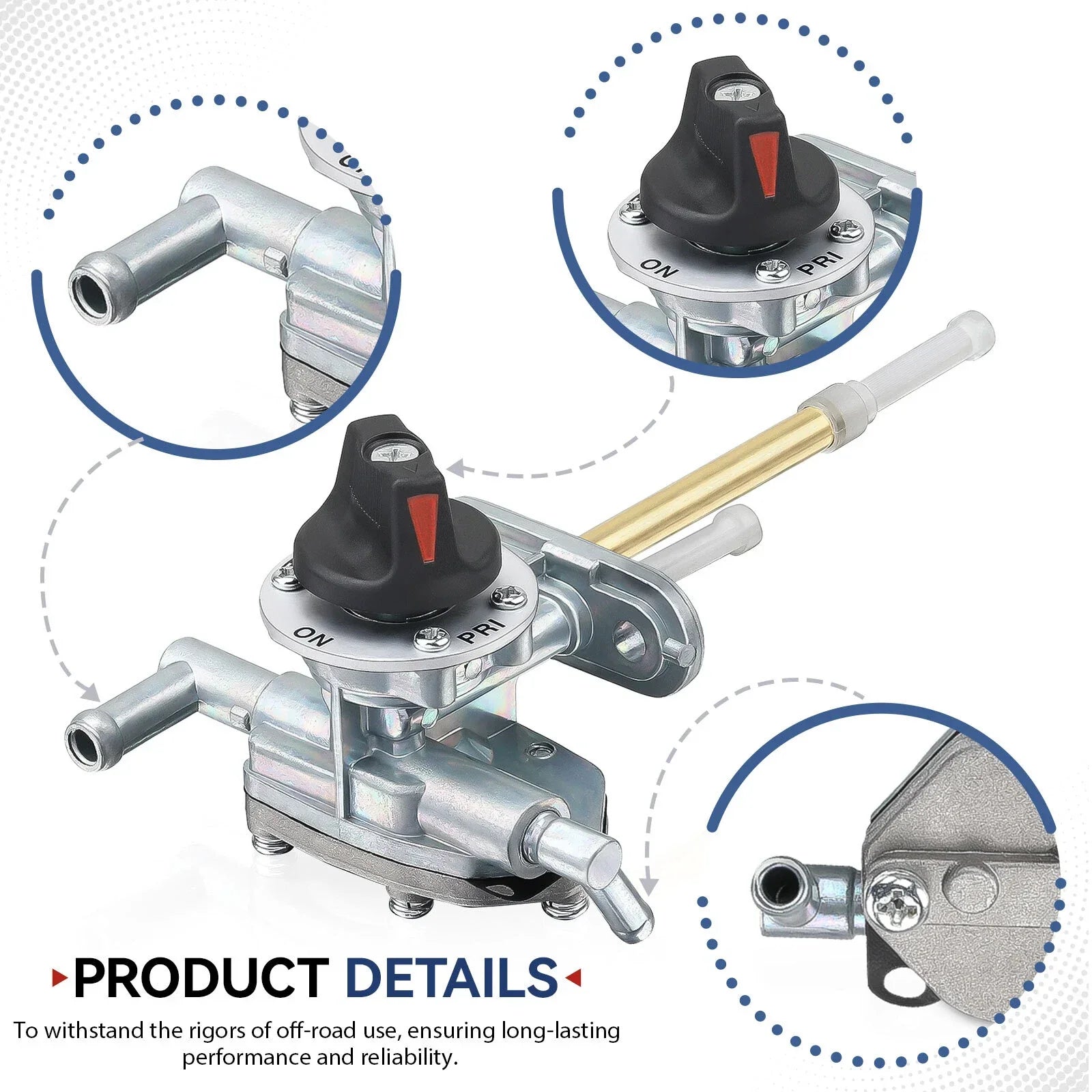Fuel Valve Petcock for Suzuki Eiger 400 (2005–2013)