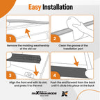 Roof Drip Molding Trim for Toyota Tundra Double Cab (2007–2020)