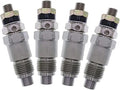 Set of 4 Fuel Injectors 093500-2480 23600-56020 for Toyota 3B