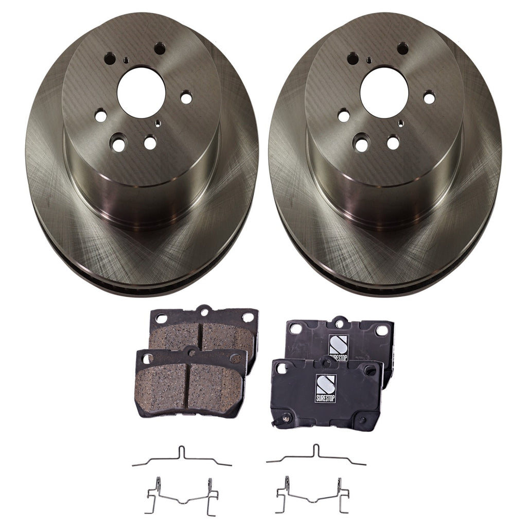 Brake Disc Rotors and Pads Kit for Lexus IS350 IS250 GS350 GS450h