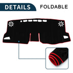 Dashboard Cover Mat for Toyota GR Corolla GZ (2022–2024) Black Red