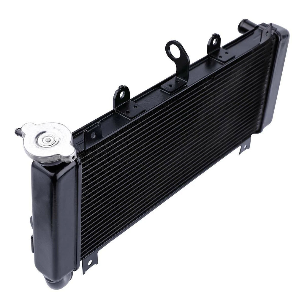 Black Motorcycle Radiator Cooler for Kawasaki Ninja 650 Z650 ER650 (2017–2026)