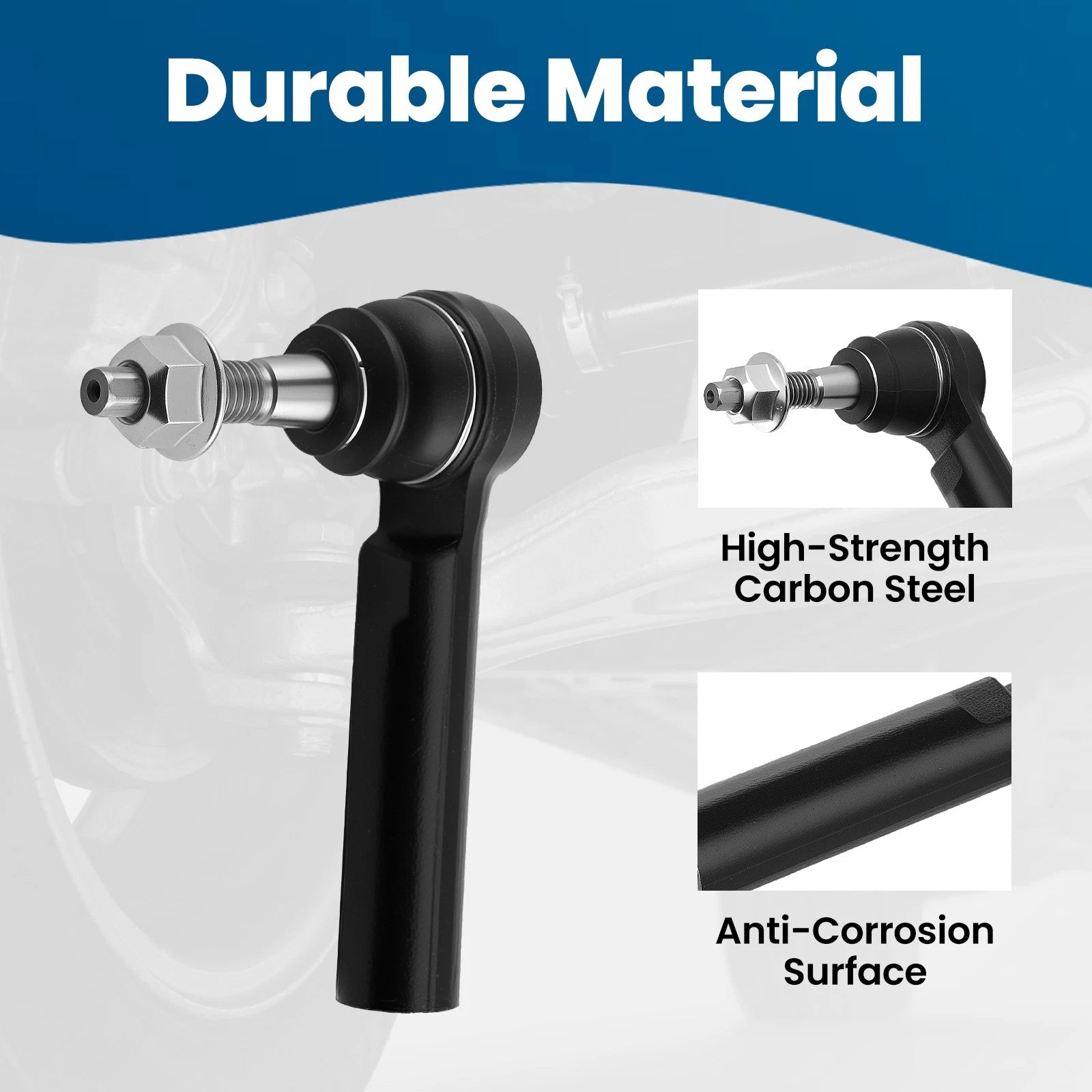 Front Outer Tie Rod End for GMC Sierra 1500 (2014–2018) & Yukon XL (2015–2020)