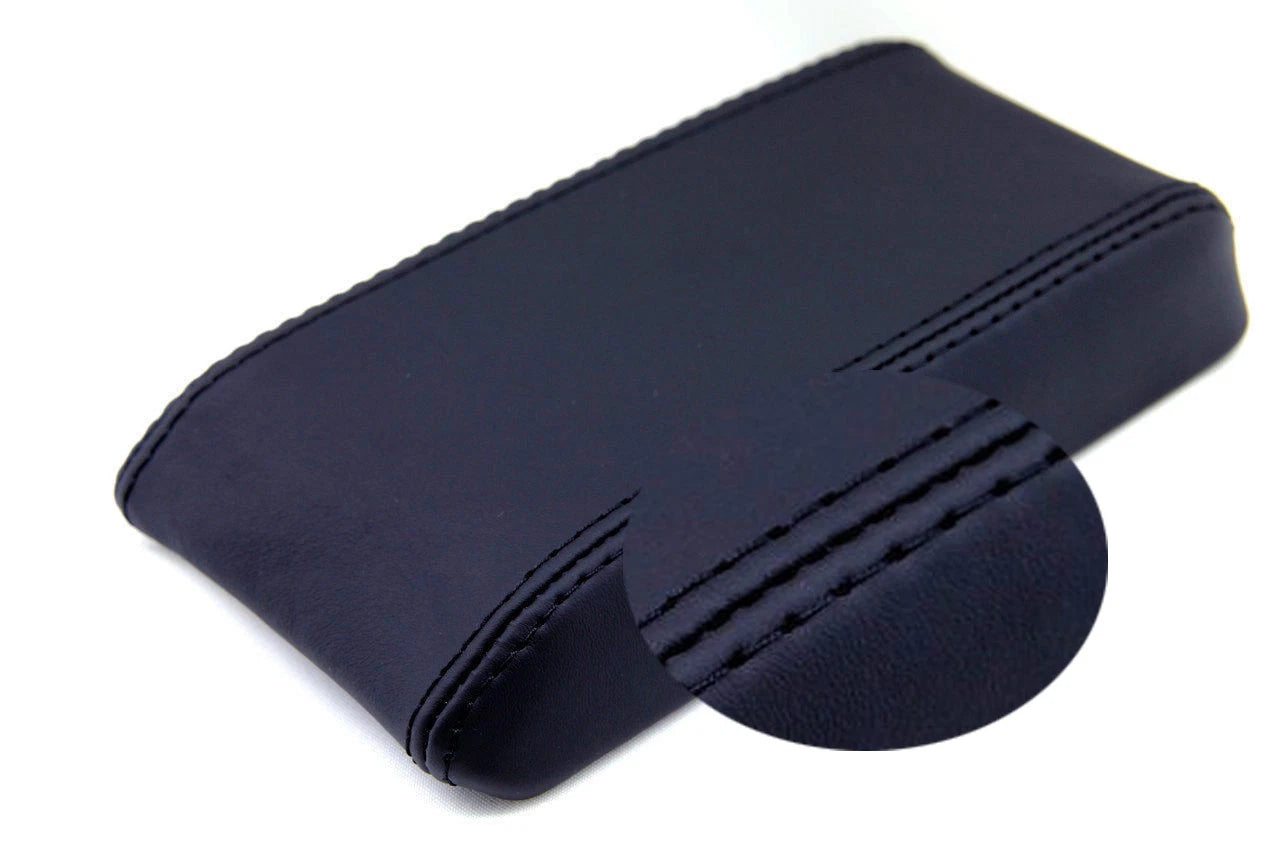 Center Console Armrest Cover for Toyota Celica (1982–1986) Black Leather