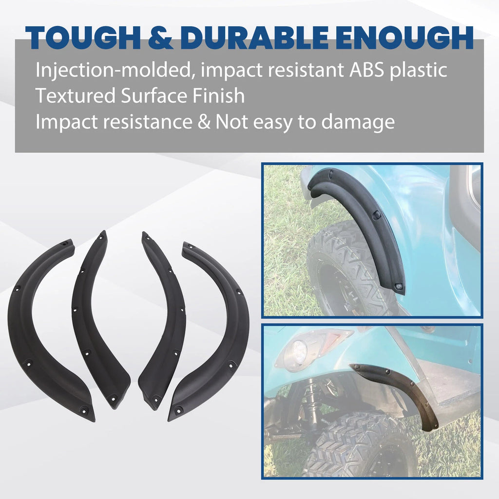 Fender Flares for Yamaha Drive G29 (2007–2016) Front & Rear W/ Screws