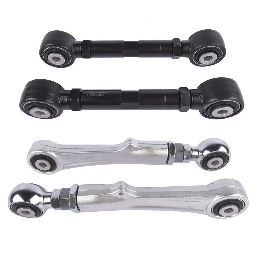 Set of 4 Rear Adjustable Control Arms Camber & Toe Kit for Tesla Model X (2015-2020)