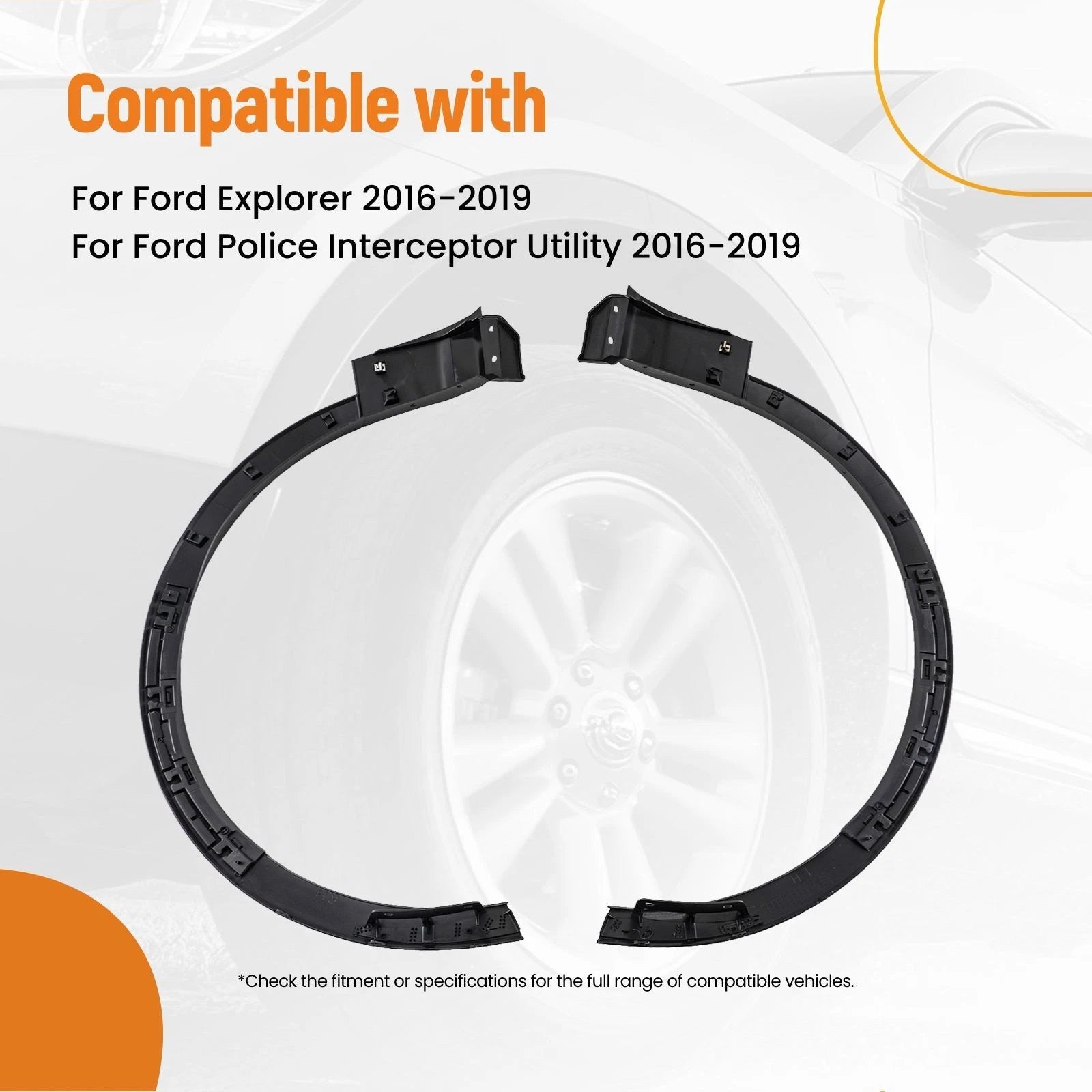 Fender Protection Trim for Ford Explorer (2016–2019) FB5Z16038AB FO1290130