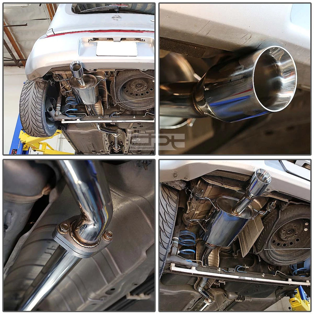 3.5" Rolled Slant Tip Muffler for Nissan Cube Z12 (2009–2014)