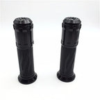 7/8" Black CNC Rubber Handbar Grip for Yamaha XJR1300 XJ6 V-Max MT-01 TDM900
