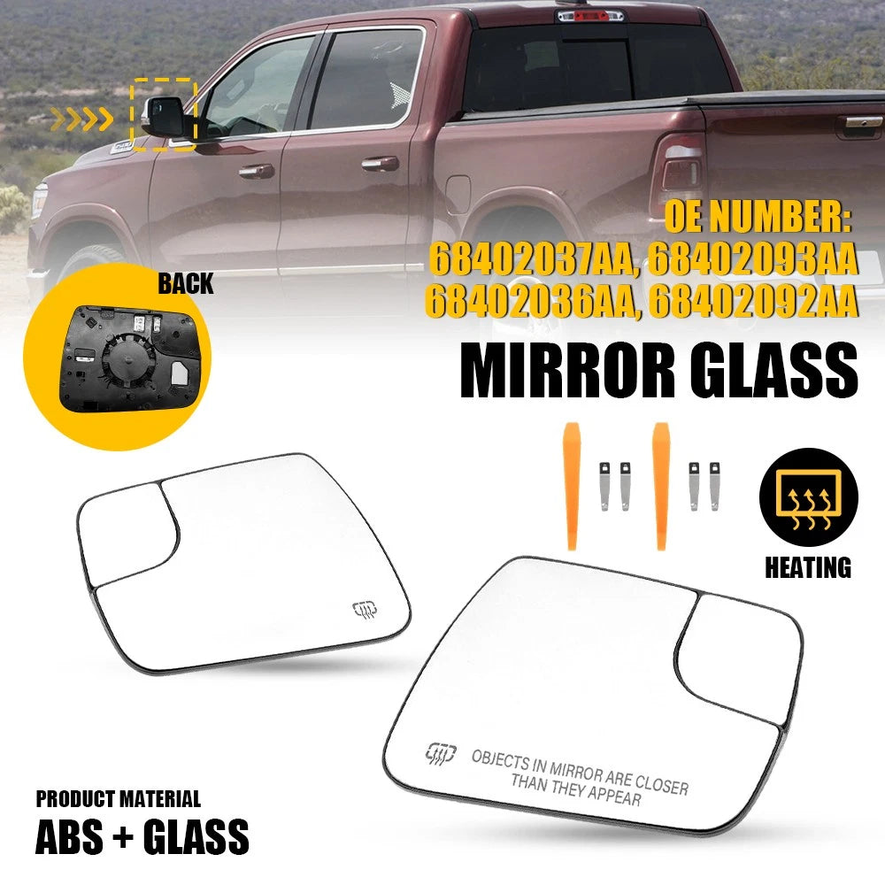 Heated Mirror Glass Set for RAM 1500 (2019–2025)
