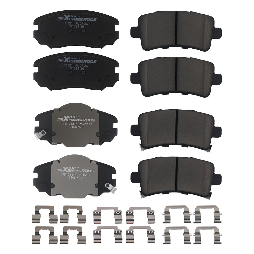 Ceramic Brake Pads Kit for Buick Allure LaCrosse Regal Chevy Malibu (2005–2016)