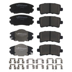 Ceramic Brake Pads Kit for Buick Allure LaCrosse Regal Chevy Malibu (2005–2016)