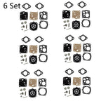 Set of 6 Carburetor Repair Kits for Stihl 040 041 045 051 (RK21-HS)