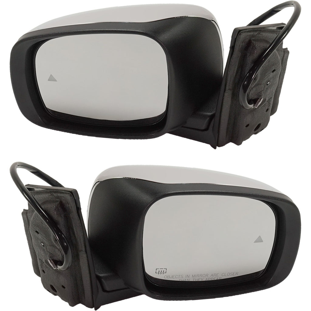 Power Heated Mirrors for Town & Country (2009–2016) with Memory Turn Signal