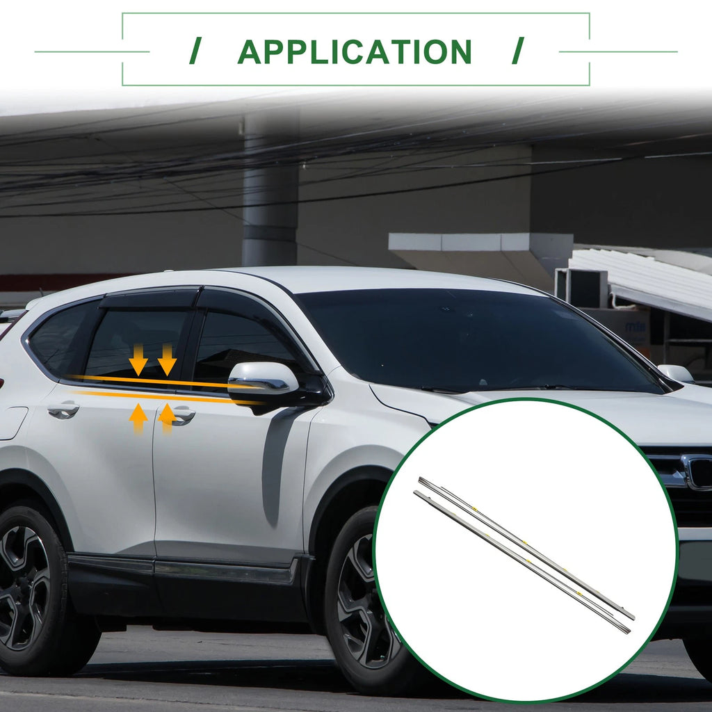 2pcs Weatherstrip Window Seal No. 72450TLYH01 for Honda CR-V 