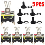 5x Toggle Switch 12V ON/OFF for Car Dash Light Marine Boat