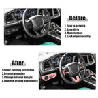 Steering Wheel Trim for Dodge Charger Challenger 2015-2021 - Pink