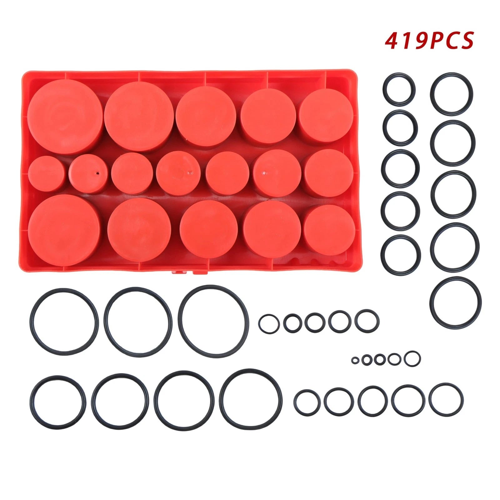 Set of 32 Metric O-Rings for Universal Applications