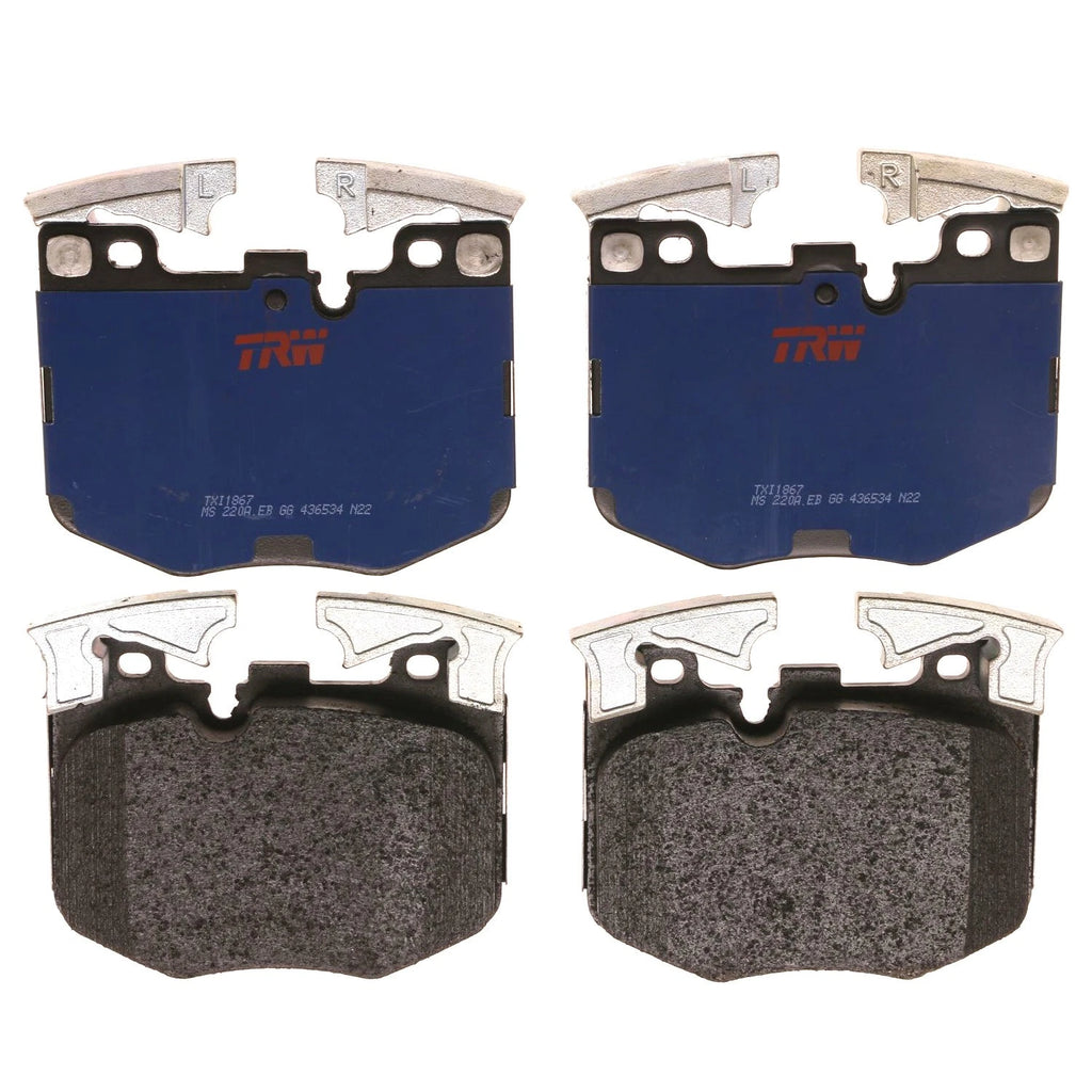 Set of 4 Disc Brake Pads for BMW 740e xDrive (2017–2019)