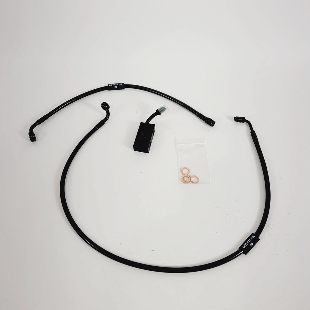 LA Choppers Braided Handlebar Cable for Harley (2012–2014)