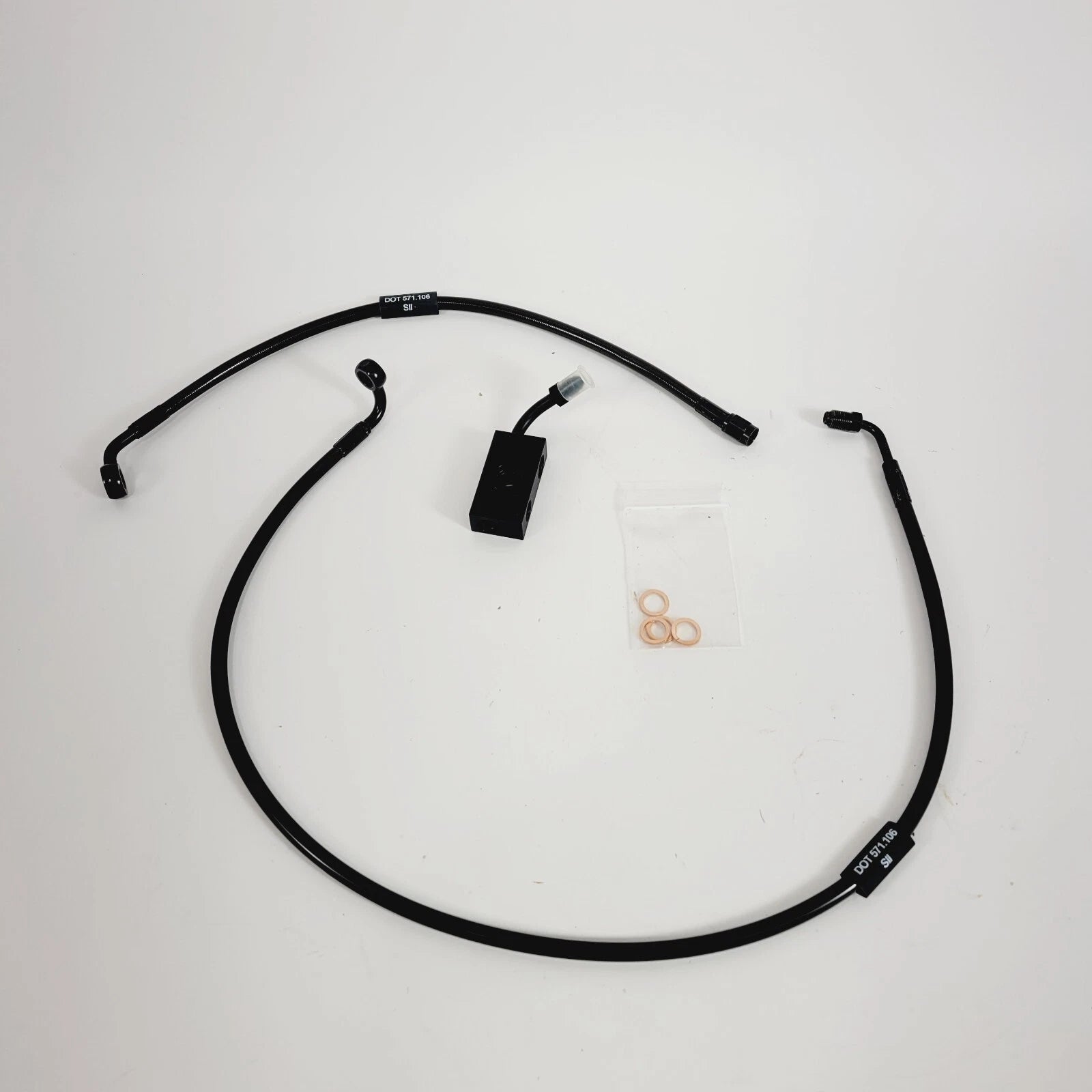 LA Choppers Braided Handlebar Cable for Harley (2012–2014)