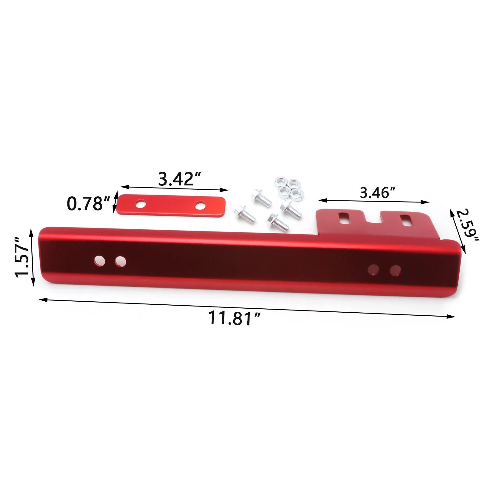 JDM License Plate Bracket Relocator for Honda Civic (2016-2021)