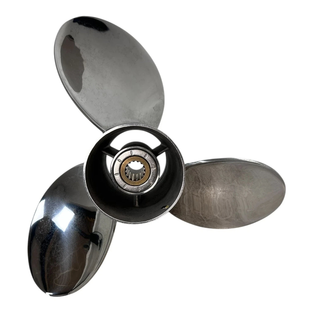 3X 14 3/4 x 23R Stainless Steel Propeller for Suzuki Marine (OEM)