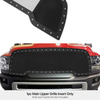 Stainless Steel Black Rivets Mesh Grille Insert for Ram Rebel 1500 (2015-2018)