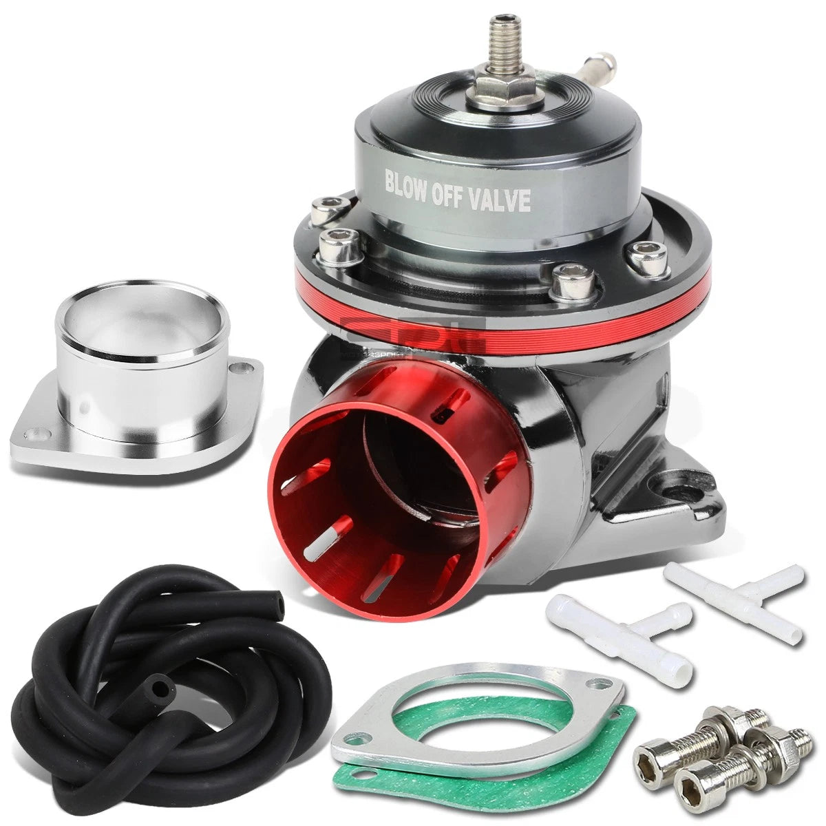 Universal Red Rotatable Blow Off Valve for Turbocharger (2-Bolt S-Flange)