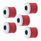 Set of 5 Oil Filters for Honda TRX450R CRF150R CRF250X CRF450R (2004–2023)