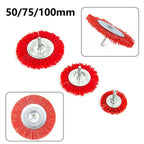 Brush Removing Paints Set of 3 (50mm/70mm/100mm) 6mm Shank Diameter