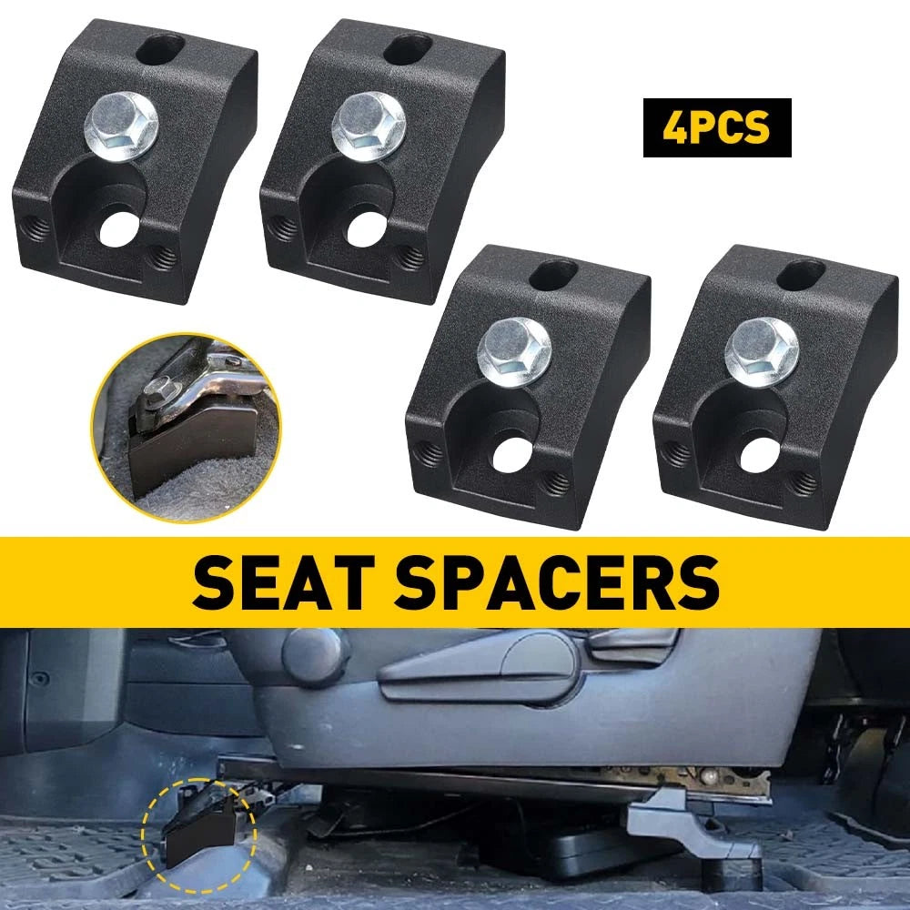 Set of 4 Front Seat Spacers for Toyota Tacoma 4Runner FJ GX (2005–2023)