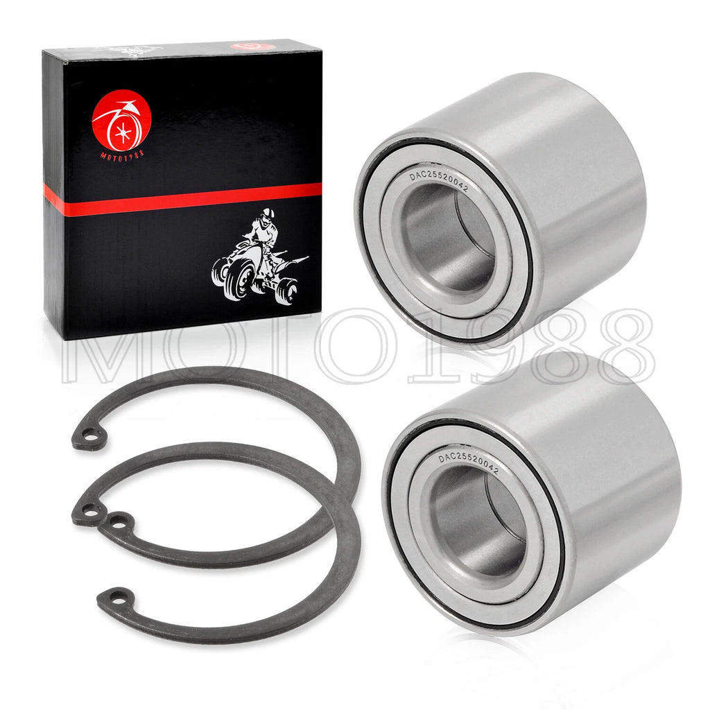 Set of 2 Rear Brake Hub Wheel Bearings for Kawasaki Mule 3000-4010