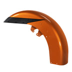Front Fender for Harley Tri Glide Road King (2014–2023) Scorched Orange/Black Denim