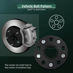 4X 15mm Hub Centric Wheel Spacers 5x4.5 for Subaru Impreza WRX STI (2005–2014)
