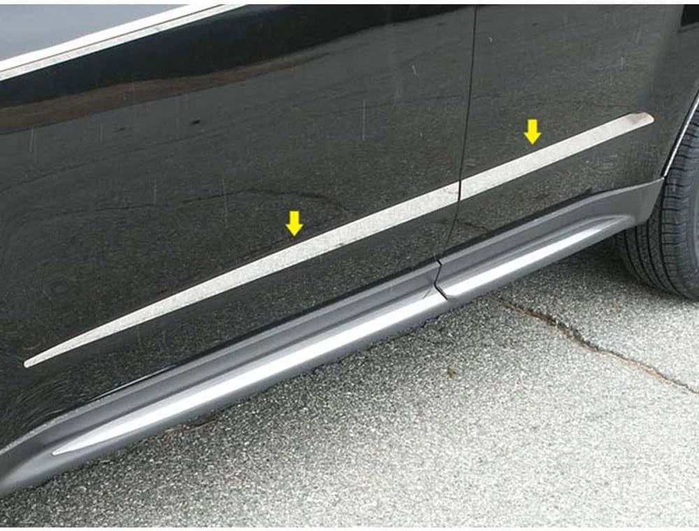 4pc Luxury FX Chrome 1/2-1 1/2' Molding Insert For 2010-2017 Chevy Equinox