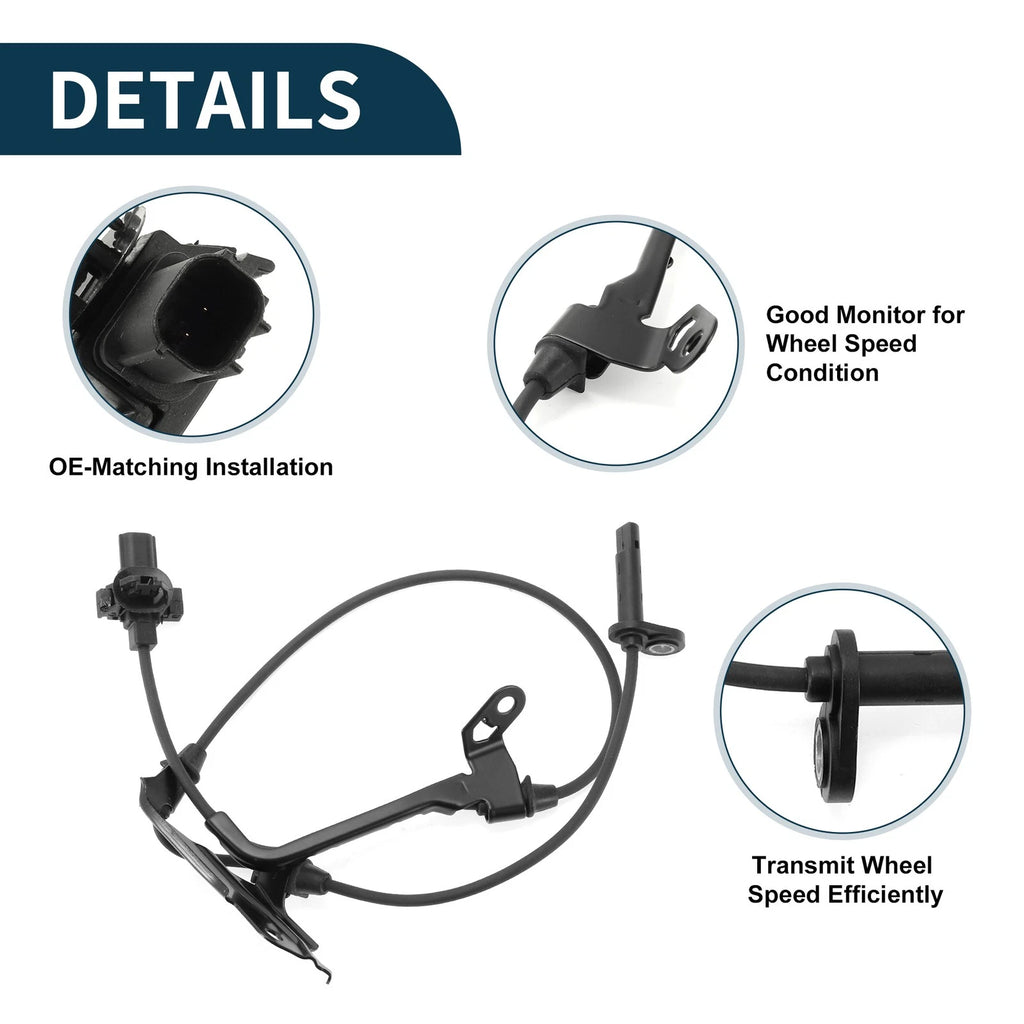 ABS Wheel Speed Sensor No. 57455-STX-A01 for Honda Pilot (2009–2015)
