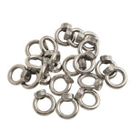 M6 Lifting Eye Nuts Set of 20 in 304 Stainless Steel for Industrial Use