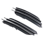 2X Front Bumper Fog Lamp Grille Cover for Audi A6 (2012–2015) 4G0807681 4G0807682