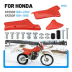 Set of 2 Side Panel Covers for Honda XR200R (1984–2002) Red