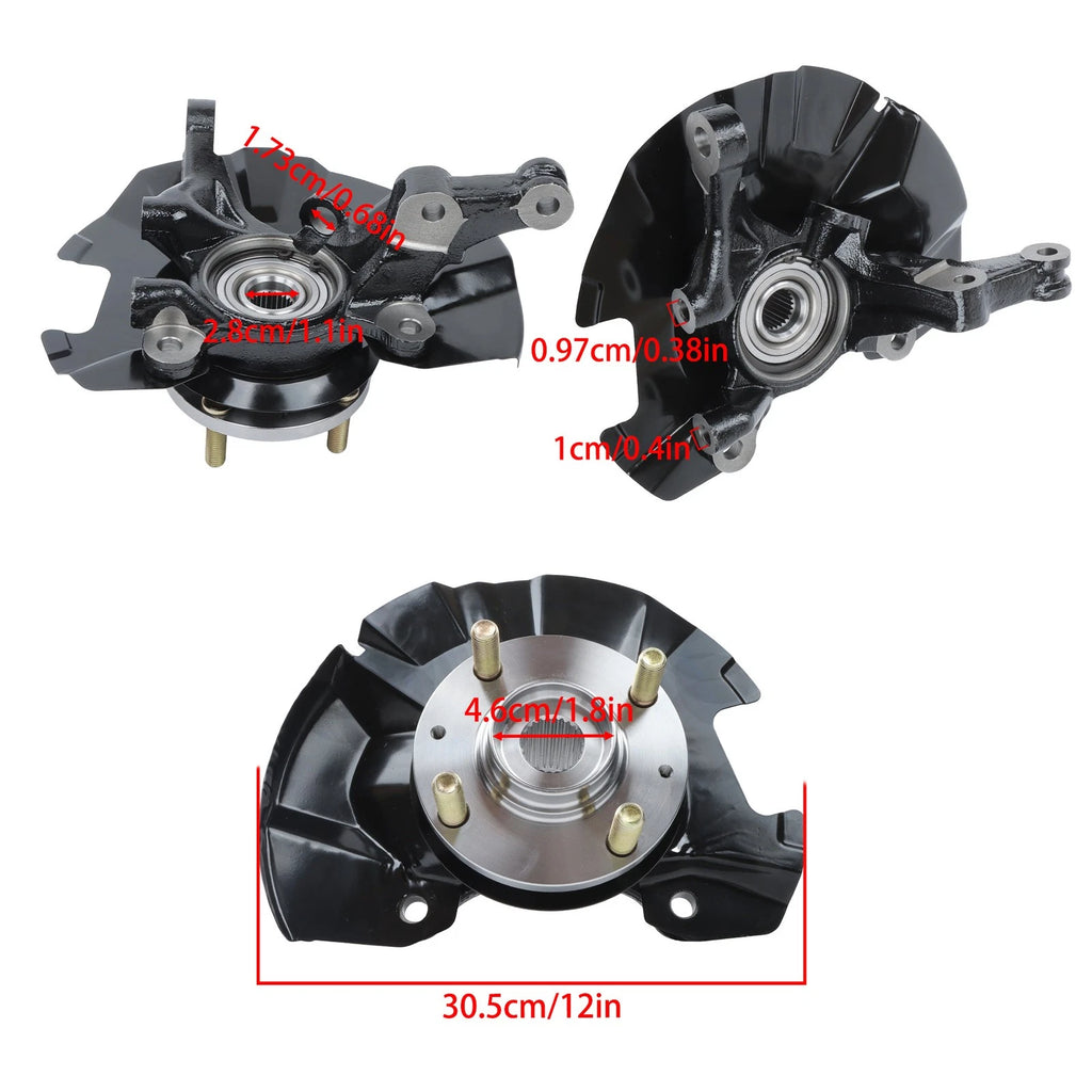 Front LH Steering Knuckle Assembly for Kia Rio Hyundai Accent (2006-2011)