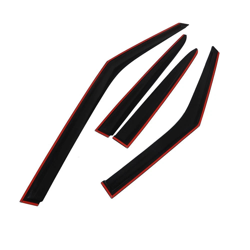 Set of 4 Smoke Side Window Vent Visors for Hyundai Veloster (2011–2017)