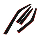 Set of 4 Smoke Side Window Vent Visors for Hyundai Veloster (2011–2017)