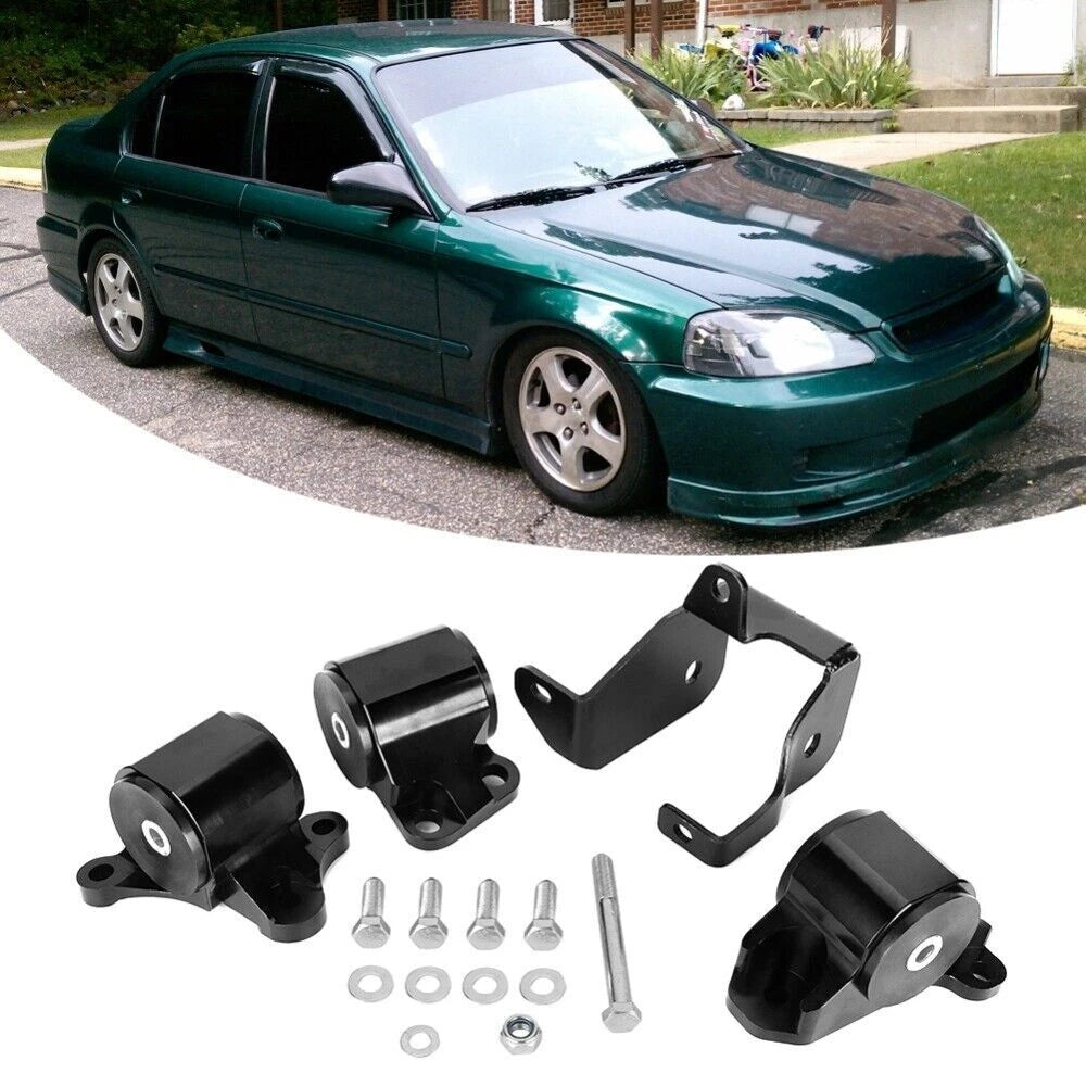 Motor Mount Kit for Honda Civic EK B/D-Series (1996–2000) B16 B18 2 Bolts