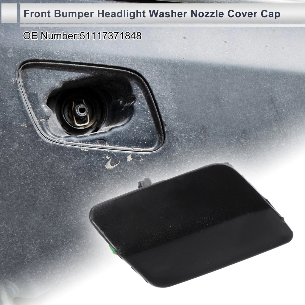 Bumper Headlight Washer Nozzle Cover Cap for BMW 335i GT (2013–2015)