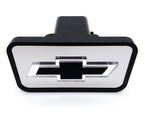 Tow Hitch Cover with Black Chevy Bowtie Emblem for 2 Inch Receiver (2016–2024)