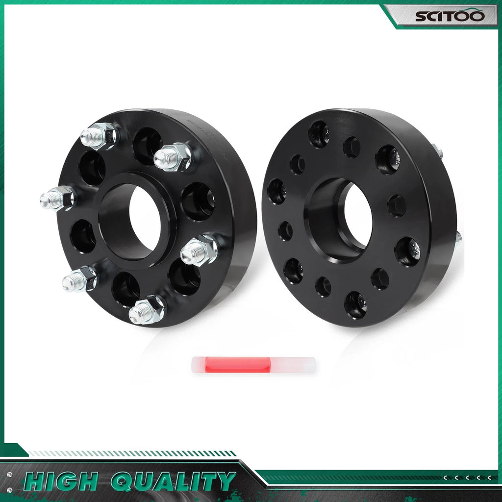2X 6x120 to 6x5.5 Wheel Adapters M14x1.5 for Chevrolet Colorado Traverse (2015–2023)