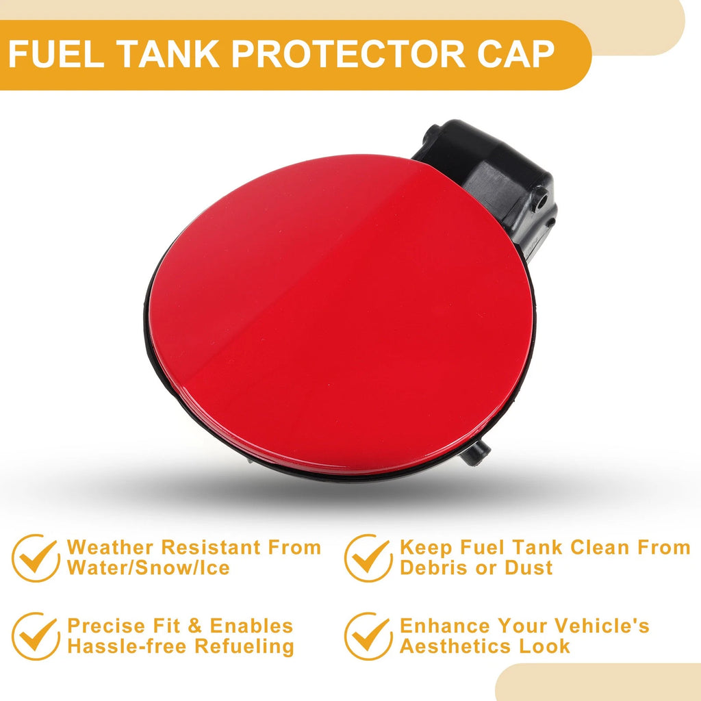 Fuel Tank Door Cap for Volkswagen Passat B6 (2006–2011) Red Filler Flap Cover