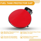 Fuel Tank Door Cap for Volkswagen Passat B6 (2006–2011) Red Filler Flap Cover