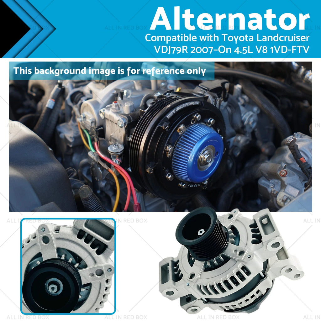 Alternator 12V 150A for Toyota Landcruiser VDJ76 VDJ78 VDJ79 VDJ200 (2007–2021)
